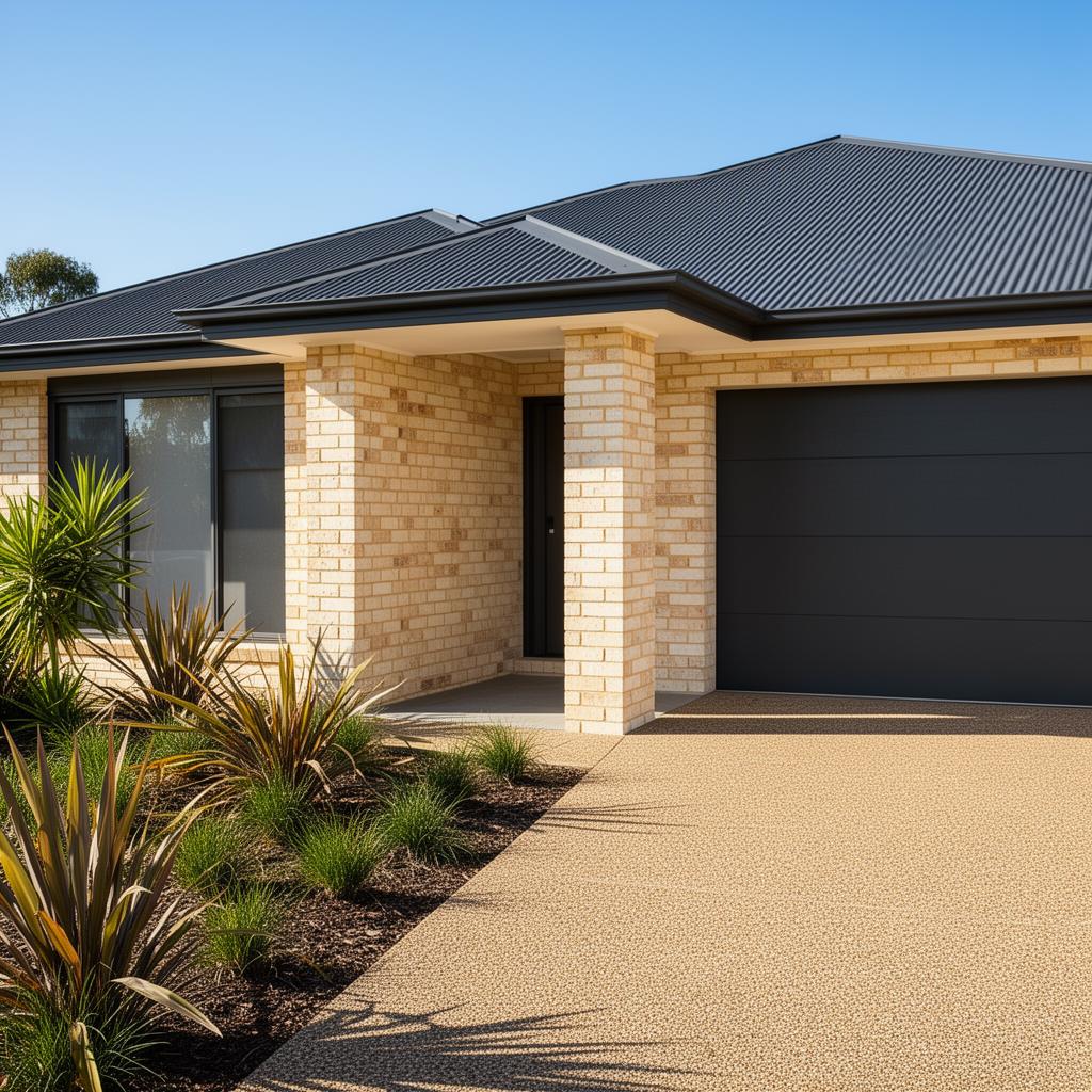 Modern Adelaide home exterior with timber and render facade